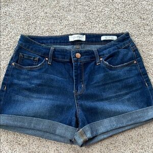 Jessica Simpson Dark Blue Fray cuff short